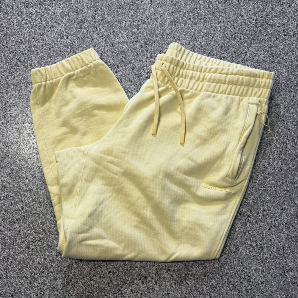 Adidas Pharrell Williams Humanrace Sweatpants Yellow Mens 2XL Joggers HB8824